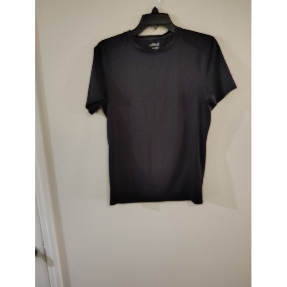 BCG Mens Activewear Short Sleeve T-Shirt Black Size Large Athletic Gym Top